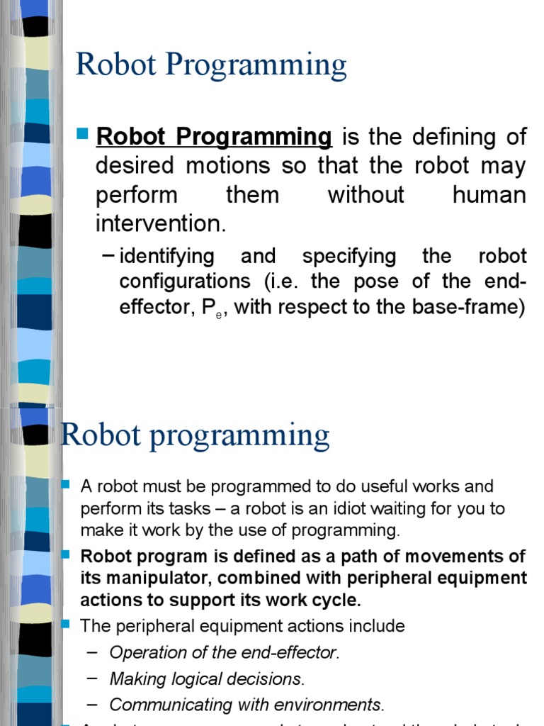 Robotics Programming | Robot | Technology