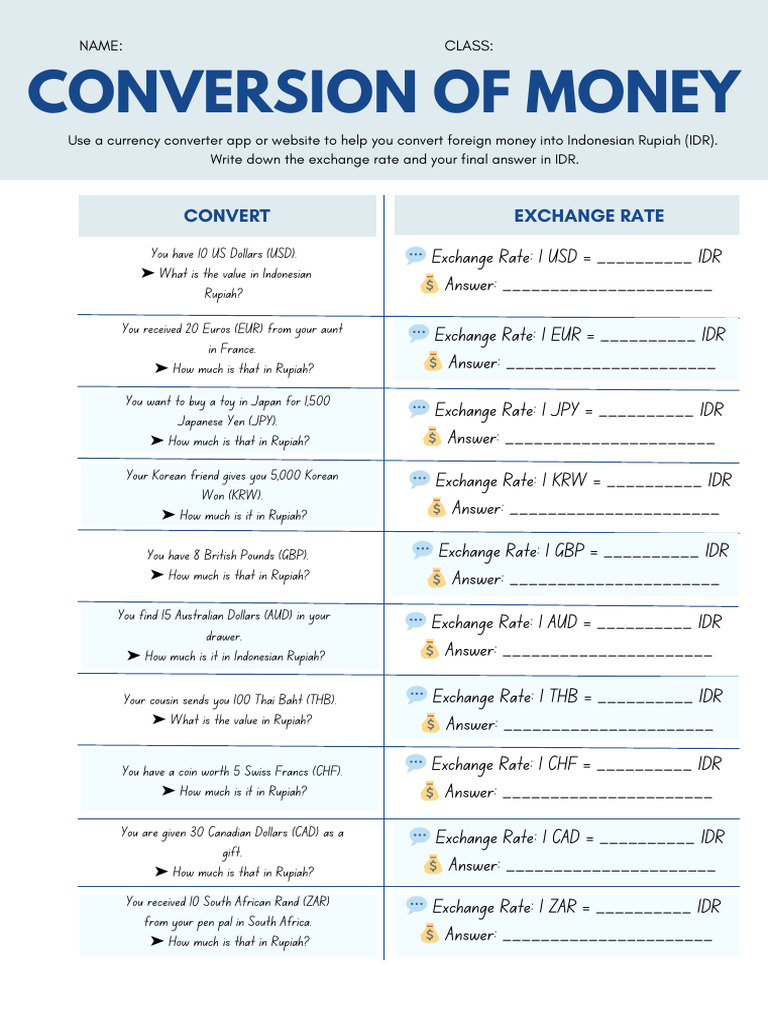 Conversion of Money Upper | PDF | Indonesian Rupiah | Exchange Rate