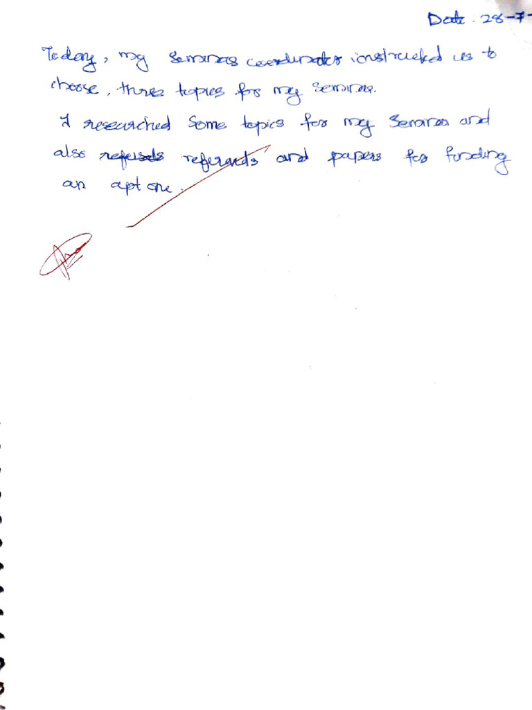 Diary Semi Mar | PDF