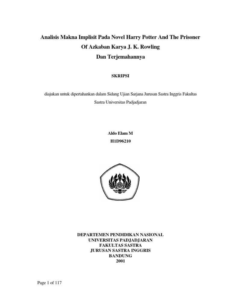 Skripsi Bahasa Inggris
