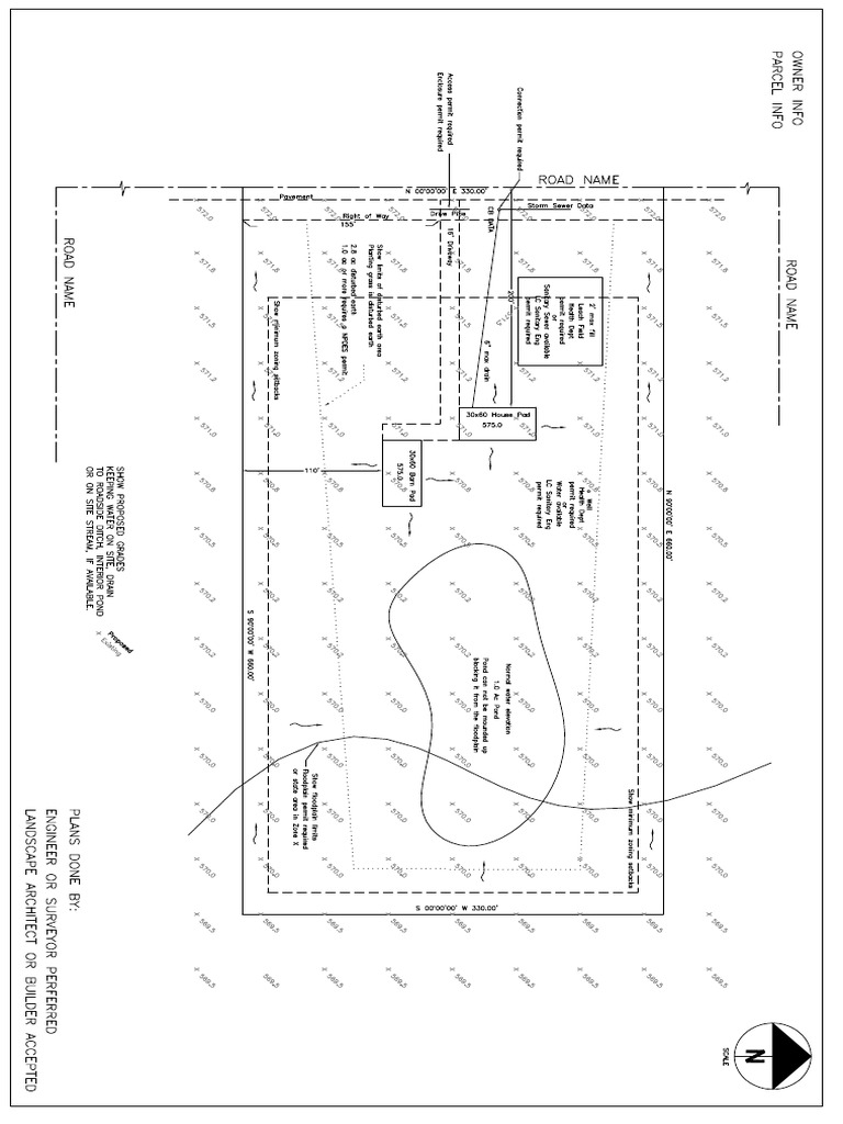 Sample Site and Grading Plan | PDF