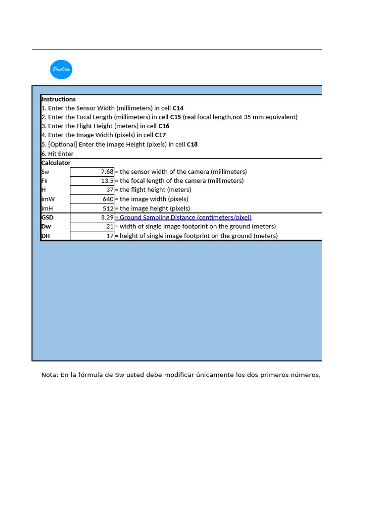 GSD Calculation Guide for Photogrammetry | PDF