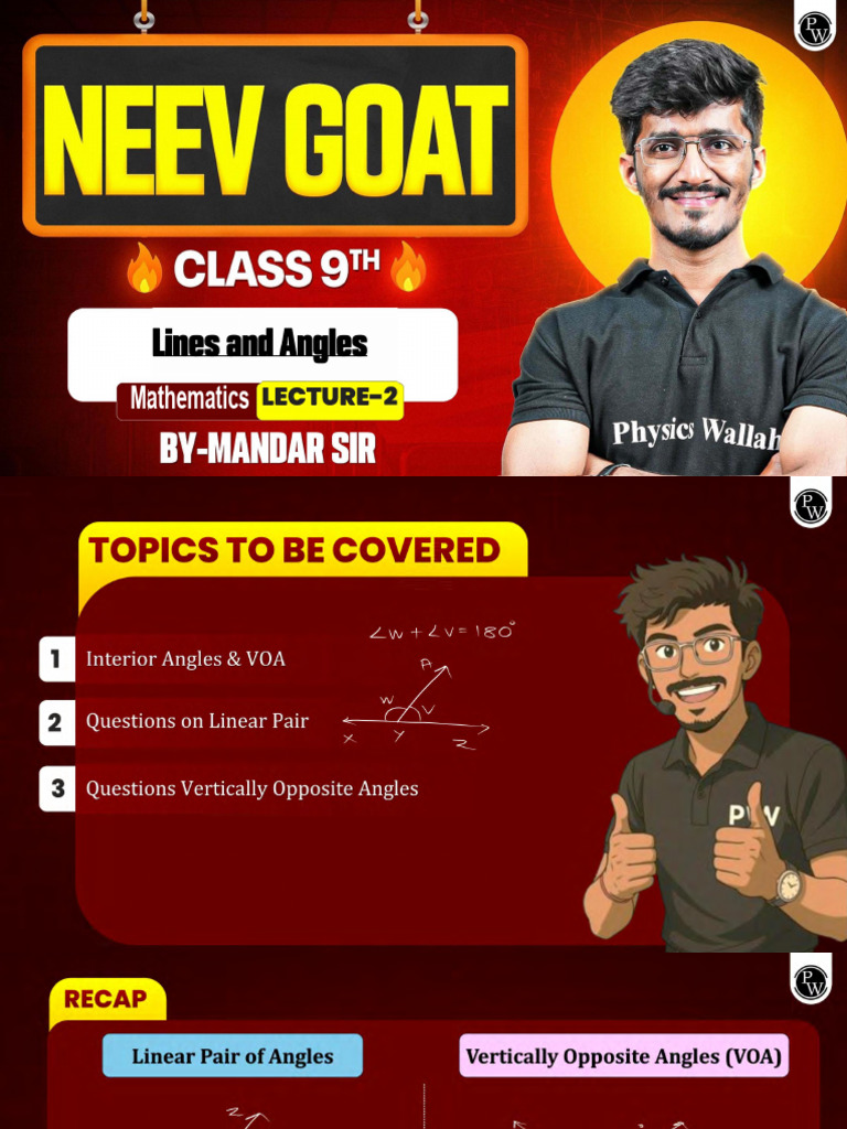688a179d22cb071a709f477f - ## - Lines & Angles 02 Class Notes | PDF