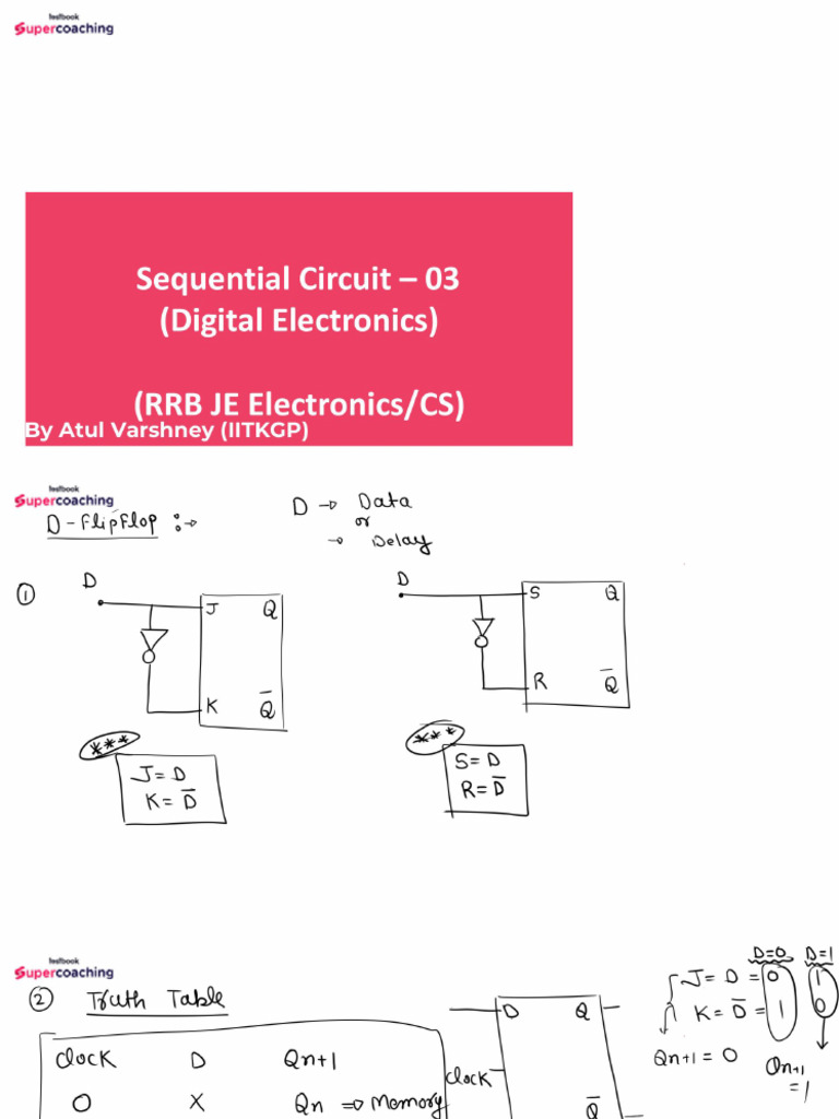 Sequential Circuit - 03 1731554243 | PDF