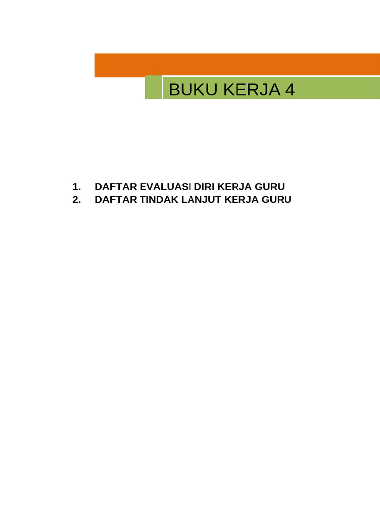 Evaluasi dan Rencana PKB Guru MIN 9 Aceh Jaya | PDF