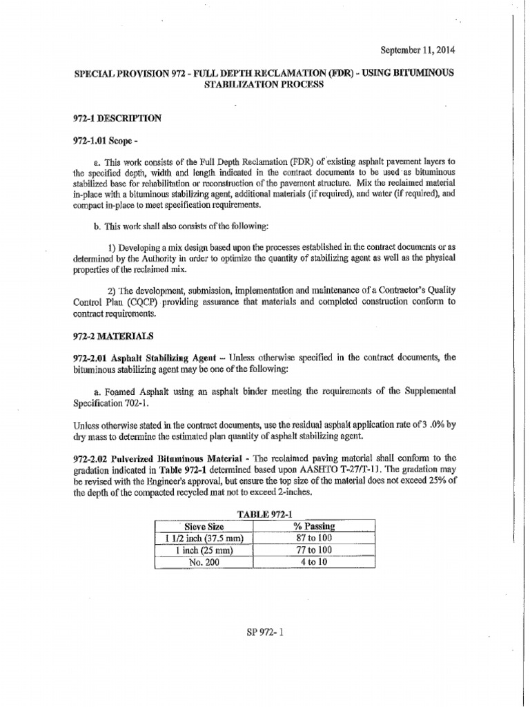 SP 972 FDR Sep 2014 | PDF