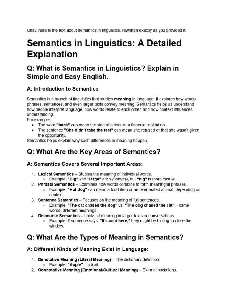 Rewrite The Above Rewrite The Above Test Same As I... | PDF | Semantics ...