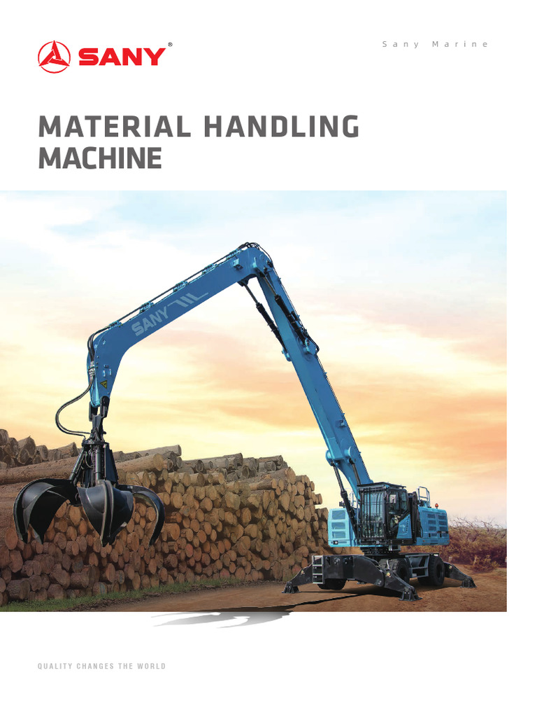 SANY Material Handling Machines Overview | PDF | Truck | Mechanical ...