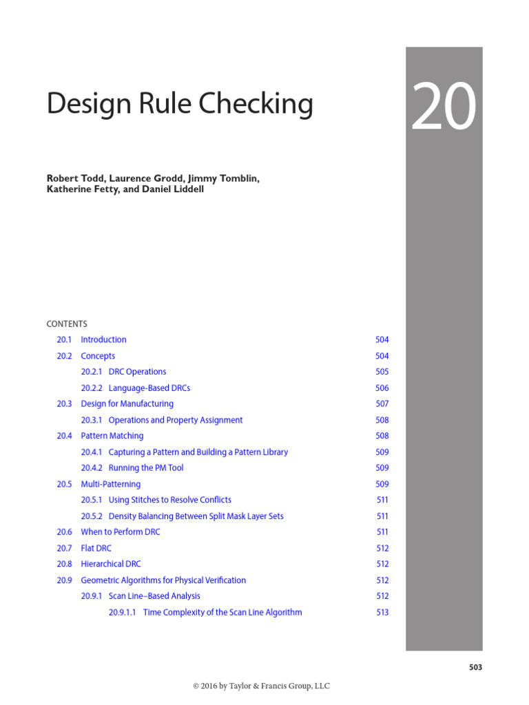 Design Rule Checking Overview | PDF | Geometry | Parallel Computing