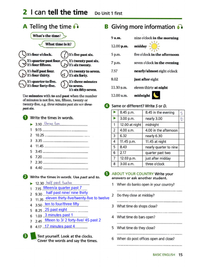 Date Formats and Examples | PDF
