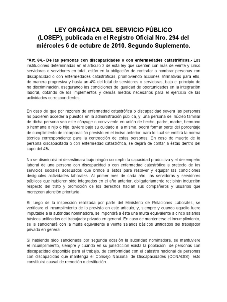 Inclusión laboral de personas con discapacidad | PDF | Invalidez ...