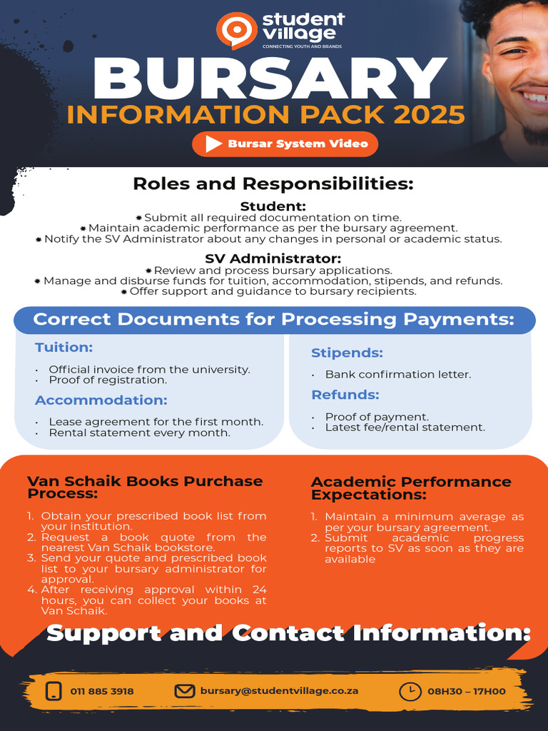 Bursary Roles and Submission Guide | PDF