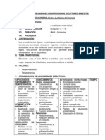 Programación de Unidades de Aprendizaje Del Primer Bimestre