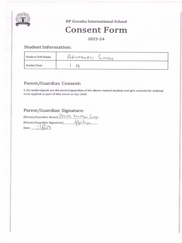 Sign Form | PDF