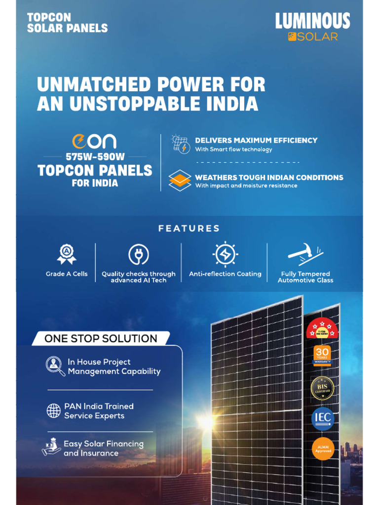 Luminous Solar Panel-1 | PDF