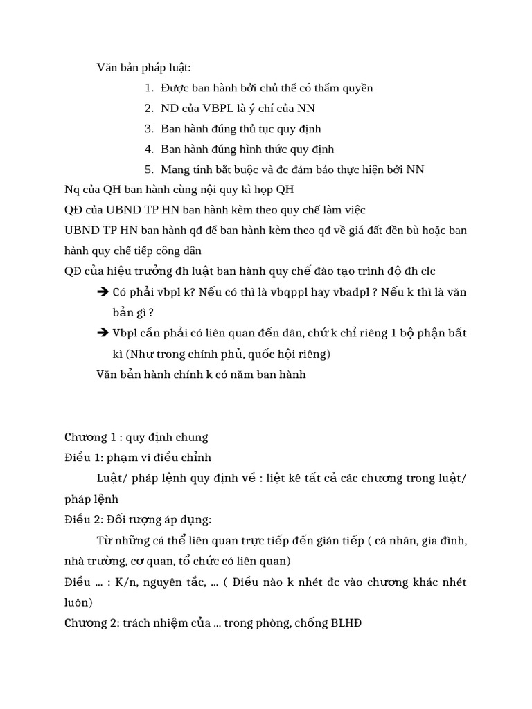 Xây D NG VBPL | PDF