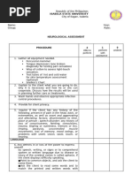 Nottingham Scale | PDF | Somatosensory System | Neuroscience