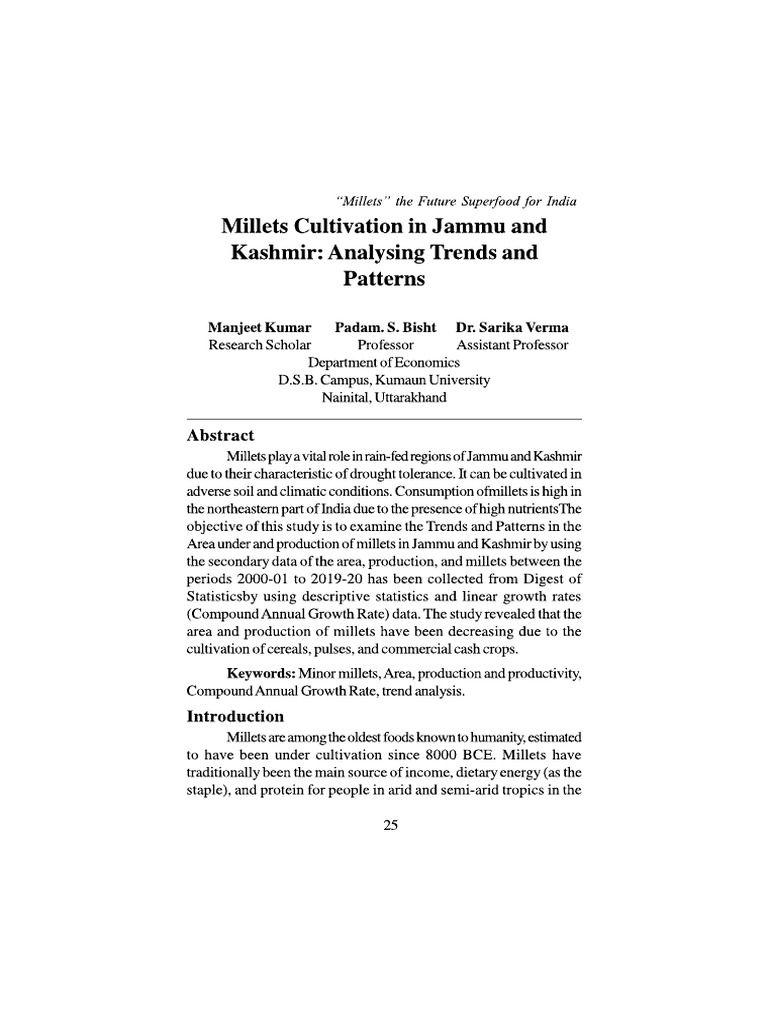 Millets | PDF