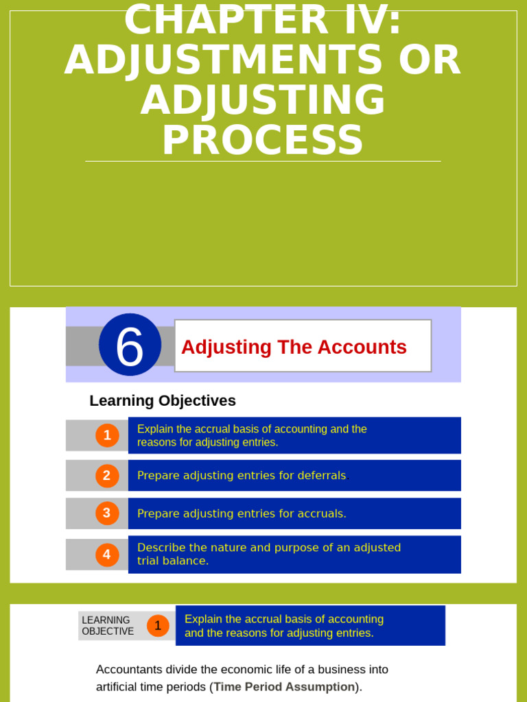 Adjusting Entries in Accounting Basics | PDF | Debits And Credits ...