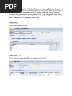 SAP PPDS Setup Matrix Configuration | PDF