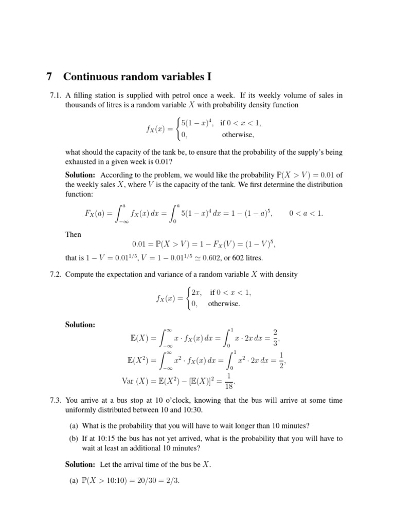 Engine Lifetime Probability Analysis | PDF | Probability Density ...