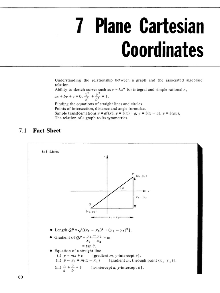 Cartesian Coordinates and Graphing Techniques | PDF | Circle | Triangle