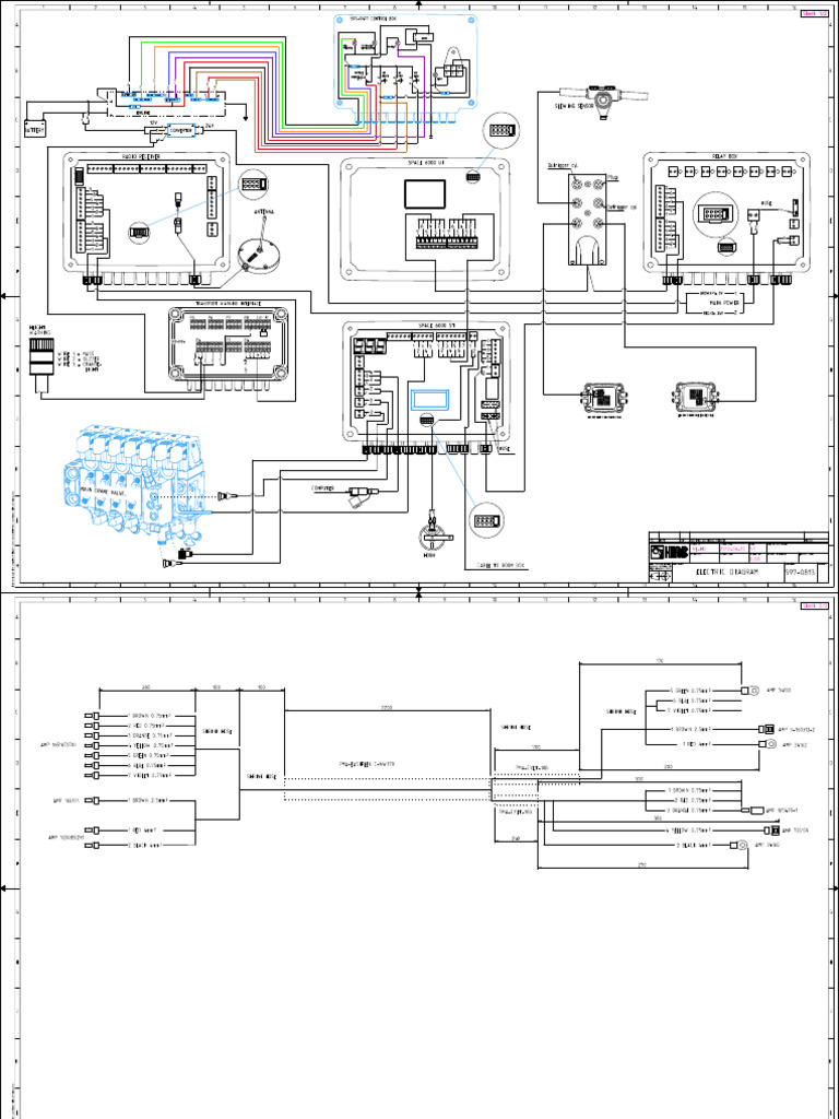 HIAB Electric Wiring Diagram C1000 | PDF | Electricity | Electrical ...