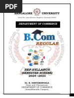 BU B.com SEP Course Matrix 24-25 FINAL 1st An 2n Sem | PDF | University ...