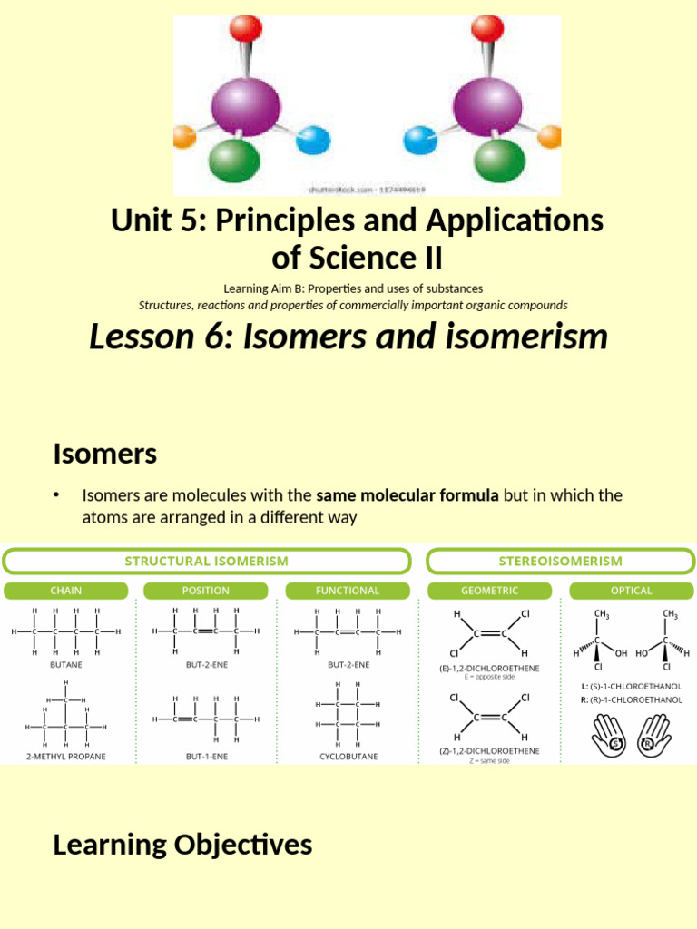 Understanding Isomers in Organic Chemistry | PDF | Isomer | Chemical Bond