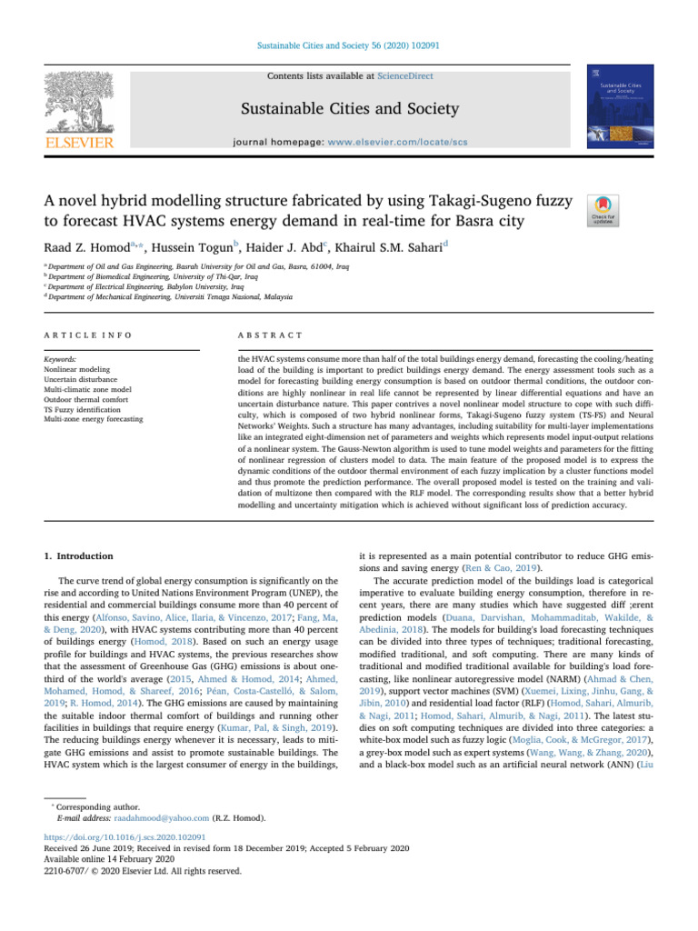 Hybrid Model for HVAC Energy Forecasting | PDF | Regression Analysis ...