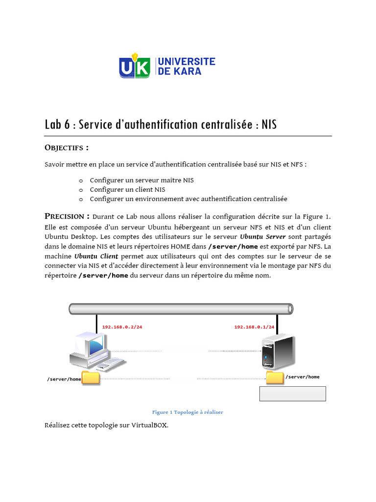 Configuration du serveur NIS sous Ubuntu | PDF | Serveur (Informatique ...