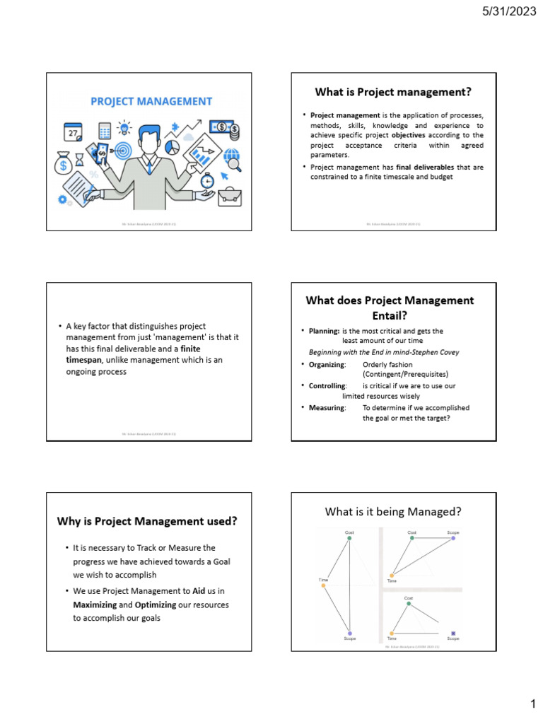 Project Management Life Cycle Overview | PDF | Project Management ...