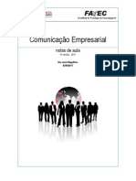 Apostila Comunicação Empresarial - versão 2011 (nova)
