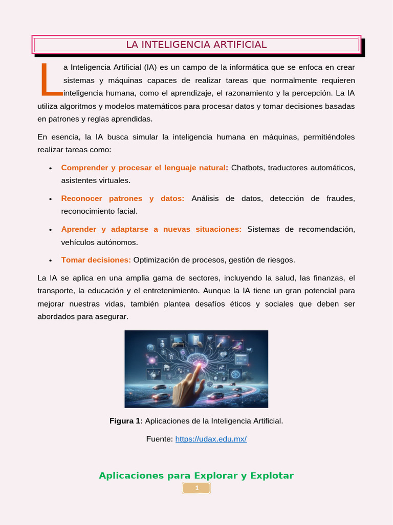 Aplicaciones Clave de la Inteligencia Artificial | PDF | Inteligencia ...