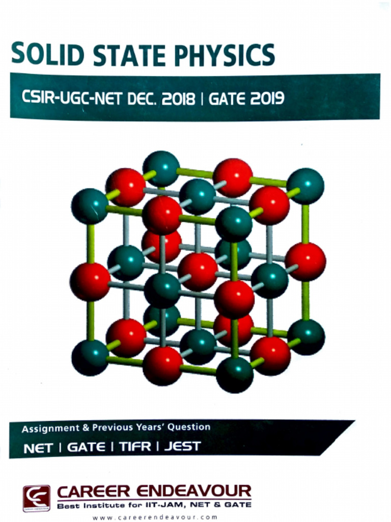 Solid State Physics Assignment Pdf