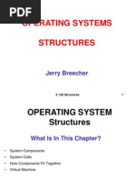 Operating Systems Structures: Jerry Breecher