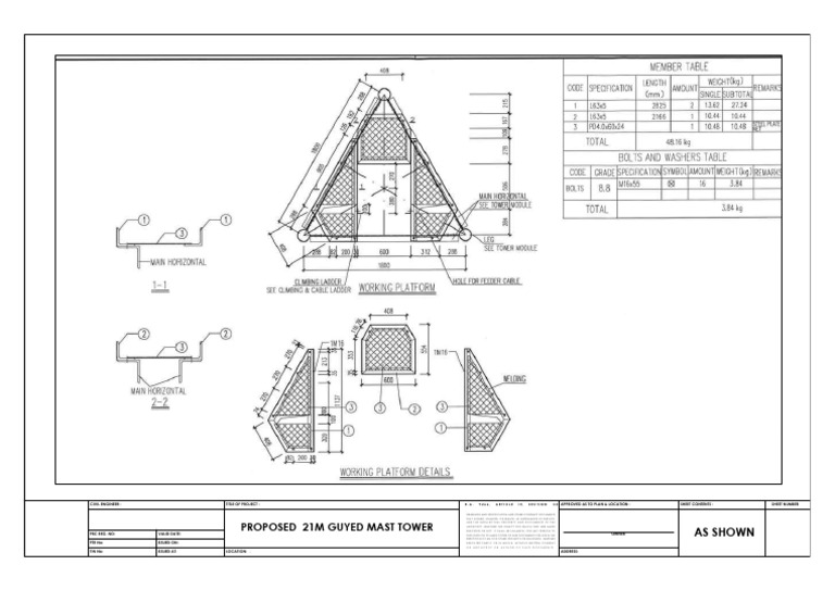 Project Approval Document for Tower | PDF