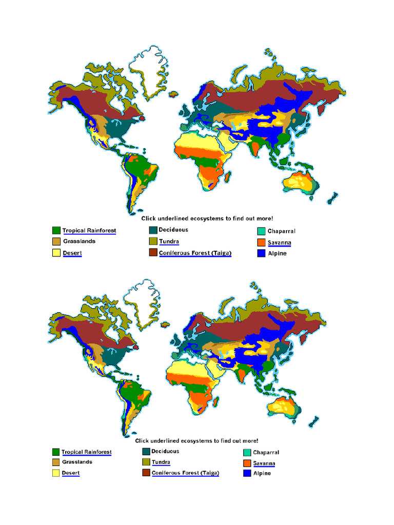 Biomes Map Colour | PDF
