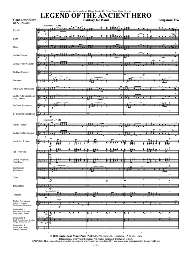 SCORE The Legend | PDF