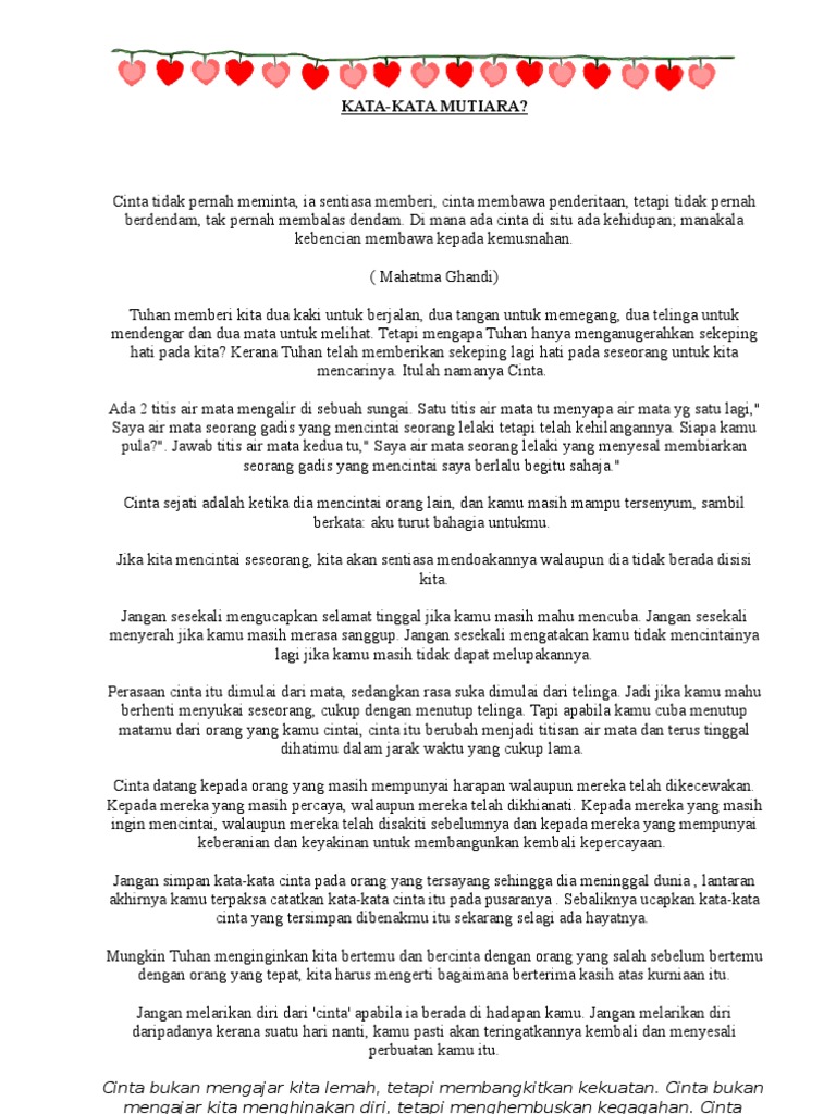 Kata Mutiara