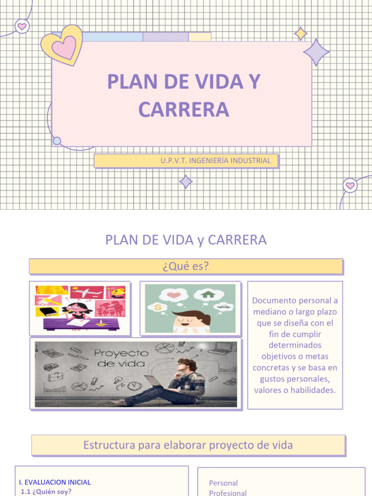 Plan de Vida y Carrera en Ingeniería | PDF