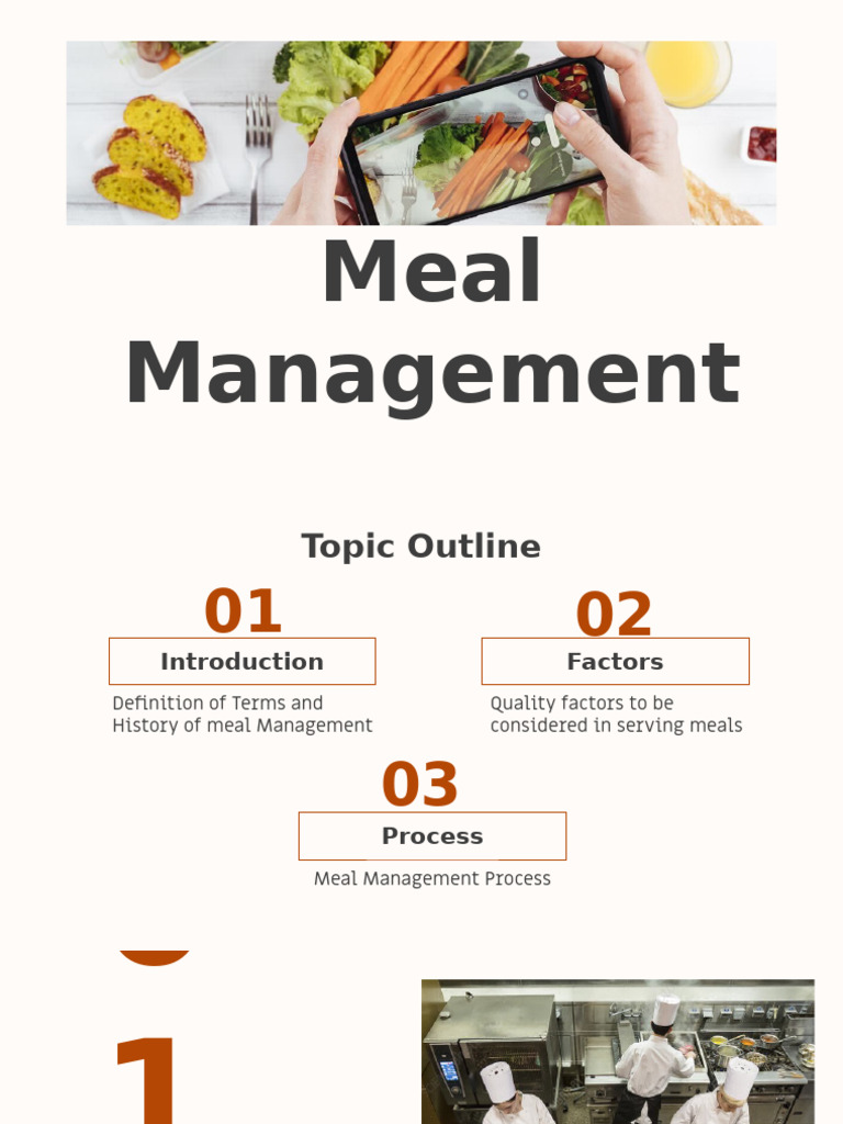 Overview of Meal Management Process | PDF | Chef | Cooking