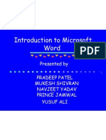 Finel Ppt of Ms Word