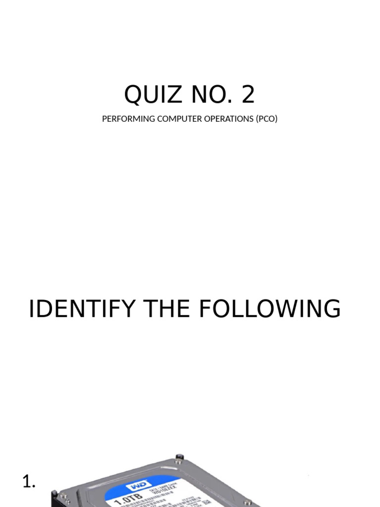 Quiz No. 2 | PDF