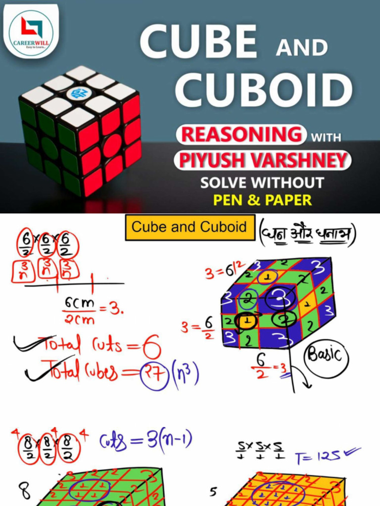 415) (Notes) - Reas Cube and Cuboid 04 September Class | PDF