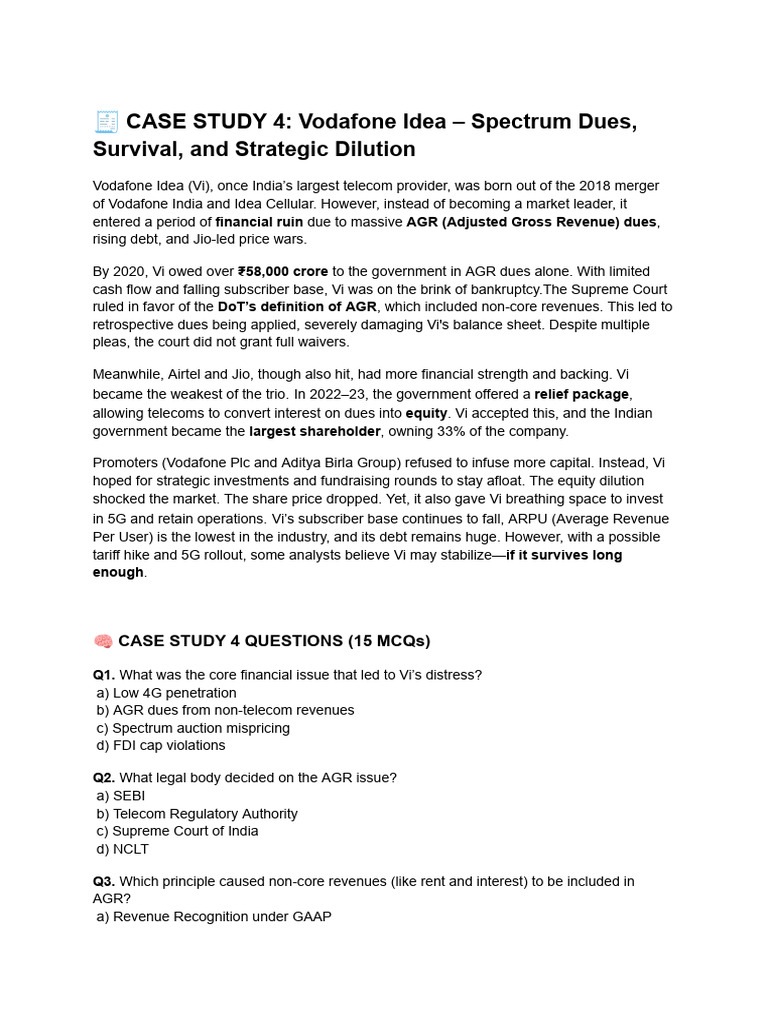 Inceptra Team 4 - Case Study Round | PDF | Equity (Finance) | Private ...