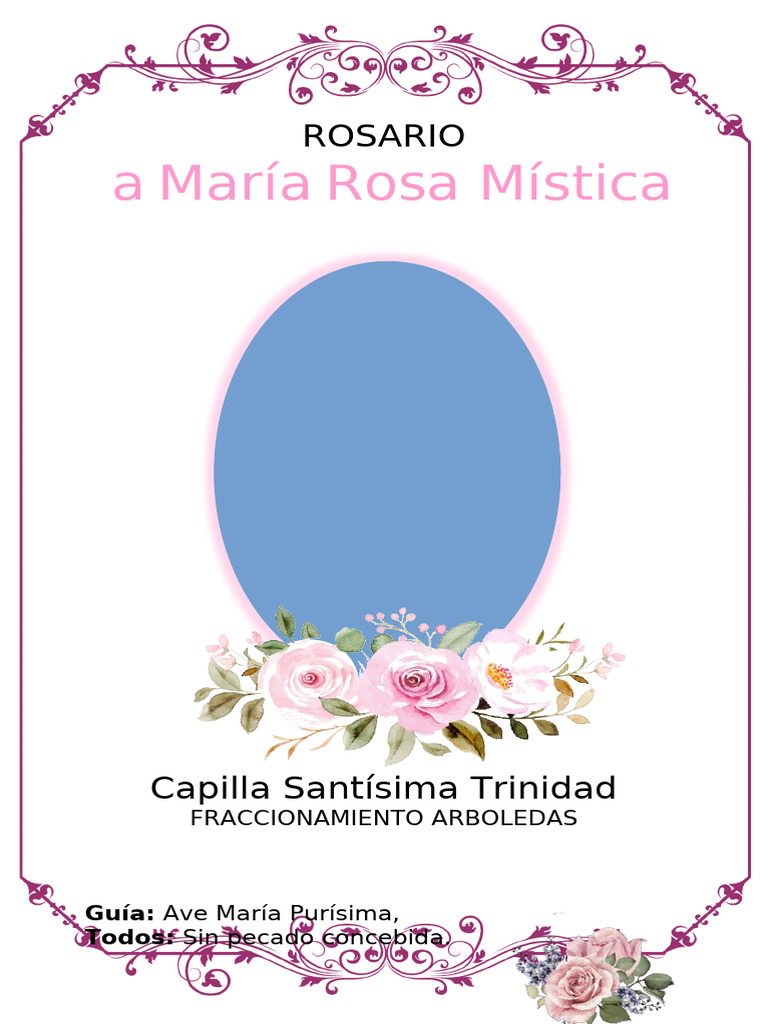 Rosa Mistica | PDF | María, madre de Jesús | Cristo (título)