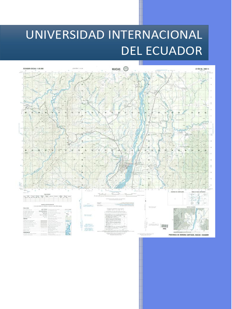 Elementos de la Carta Topográfica Macas | PDF | Mapa | Semiótica