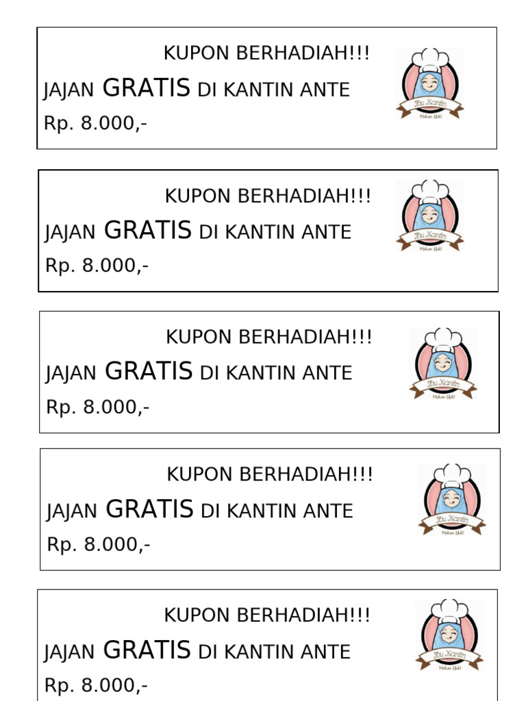 Kupon Gratis | PDF