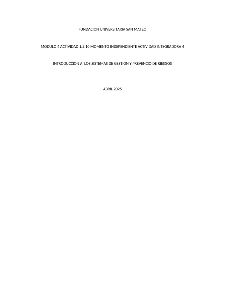 Actividad 1.5.10 Integradora | PDF